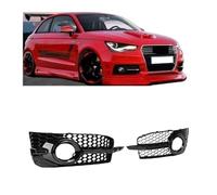 UTSKWD 1 paio di griglie da corsa a nido d'ape for fendinebbia esagonali | Compatibile con Audi A1 8X S-Line 2010, 2011, 2012, 2013 e 2014. Griglia di copertura for fendinebbia paraurti anteriore.