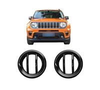UTSKWD Coprifari for auto | Griglia di copertura inferiore for fendinebbia paraurti anteriore | Anello decorativo inferiore for indicatori di direzione | Compatibile con Jeep Renegade 2019 2020 2021(L