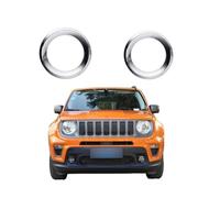 UTSKWD Coprifari for auto | Griglia di copertura inferiore for fendinebbia paraurti anteriore | Anello decorativo inferiore for indicatori di direzione | Compatibile con Jeep Renegade 2019 2020 2021(L