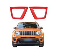 UTSKWD Coprifari for auto | Griglia di copertura inferiore for fendinebbia paraurti anteriore | Anello decorativo inferiore for indicatori di direzione | Compatibile con Jeep Renegade 2019 2020 2021(T