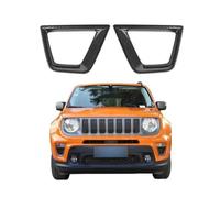 UTSKWD Coprifari for auto | Griglia di copertura inferiore for fendinebbia paraurti anteriore | Anello decorativo inferiore for indicatori di direzione | Compatibile con Jeep Renegade 2019 2020 2021(T
