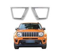 UTSKWD Coprifari for auto | Griglia di copertura inferiore for fendinebbia paraurti anteriore | Anello decorativo inferiore for indicatori di direzione | Compatibile con Jeep Renegade 2019 2020 2021(T