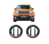 UTSKWD Coprifari for auto | Griglia di copertura inferiore for fendinebbia paraurti anteriore | Anello decorativo inferiore for indicatori di direzione | Compatibile con Jeep Renegade 2019 2020 2021(L