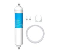 UTSKWD Filtro for acqua in linea di capacità for frigorifero con raccordi di collegamento diretto da 1/4 di pollice, riduce PFAS/PFOA