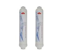 UTSKWD Frigoriferi e filtri for l'acqua del sistema Ro T33 Filtro pre/post sedimenti in linea 2000 Gal, 2" OD X 10" Lunghezza (2 CONFEZIONI)