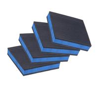 UTTASU Confezione da 4 cuscinetti isolanti in gomma EVA per impieghi gravosi 100 × 100 × 22,3 mm per compressori d'aria, mini pompe di calore split, condensatori AC e lavatrici - antivibrazione