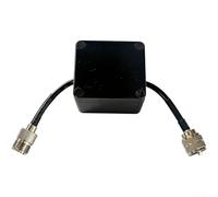 UTTASU EM25 1:1 corrente Balun Choke Coil con alloggiamento protettivo ABS | Per sistemi di antenna HF, interfaccia PL259/SO239, valutazione 100W