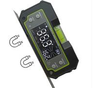 UTTASU Inclinometro digitale a doppio asse Bluetooth con base magnetica, goniometro LCD ricaricabile per misurazione 4x90°