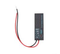 UTTASU Indicatore di capacità della batteria DC 7-55 V, indicatore di | Regolabile; limiti di alta e bassa tensione; memoria di interruzione di corrente