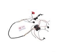UTTASU Kit di interruttori di cablaggio fai da te per auto elettrica per bambini da 12 V con telecomando e ricevitore 2,4 G, set di aggiornamento per auto giocattolo con controllo avanti e indietro