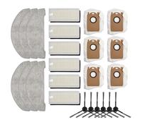 UTTASU Kit di ricambio per robot aspirapolvere IMOU RV1 Pro Max, 24 pezzi con spazzole laterali, filtro HEPA, panni e sacchetti per la polvere, accessori per la pulizia accurata degli angoli e