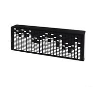 UTTASU LED Musica Fai da Te Kit Per Analisi Audio Con Indicatore VU Metro E 1624 Segmenti Luce Ritmo Alimentazione USB Controllo del Volume (Bianco)