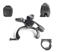 UTTASU Leva di blocco remoto per forcella della bicicletta per Rockshox UDING SUNTOUR MANITOU, lega di alluminio, morsetto da 22,2 mm, con vite chiave da 2,5 mm, blocco regolabile