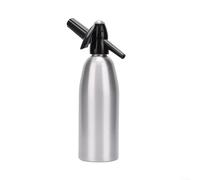 UTTASU Macchina multifunzione per acqua gassata e acqua frizzante con sifone dal design compatto, sifone per soda (argento)