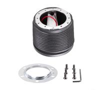 UTTASU Mozzo volante 6 fori Racing Per Ford Per Mustang 1979-2004 Solo | Lega di alluminio, finitura nera, sostituzione diretta per modelli non GT, facile installazione, OEM QR031