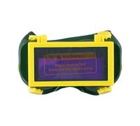 UTTASU Occhiali da saldatura a oscuramento automatico per saldatura ad arco argono, protezione per gli occhi con sensore di luce, campo visivo 89 x 33 mm, alimentati a energia solare, con lente di