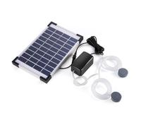 UTTASU Ossigenatore per laghetto ad energia solare da 5 W, pompa di ossigeno per acquari