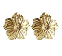 UTTASU Pomelli in ottone a forma di fiore intricato, set da 2 pezzi per mobili da cucina e cassetti