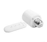 UTTASU Portalampada a vite E27 con telecomando ad alta efficienza energetica con opzioni di luminosità regolabili