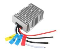 UTTASU Regolatore di tensione DC-DC da 24 V a 12 V, 40 A, 480 W, impermeabile IP68, convertitore passo verso il basso con protezione da sovraccarico, per veicoli industriali, barche, argento