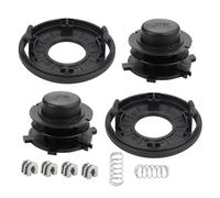 UTTASU Set di 2 testine per decespugliatore Stihl FS44 FS55 FS80 FS83 FS85 FS90 FS100 FS110 FS120 FS130, ricambio per bobina coperchio molla 25-2 4002 710 2191, accessori per decespugliatore