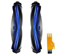 UTTASU Spazzola principale per Ecovacs Deebot T50 Pro Omni Gen2, T80, T30C, X8, set di 2 spazzole a rullo in plastica e fibre per polvere e sporco
