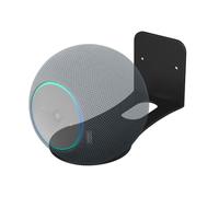 UTTASU Supporto da parete per Amazon Echo Studio - Staffa in metallo salvaspazio con gestione dei cavi integrata, elegante finitura nera per casa, ufficio e configurazione audio multi-room