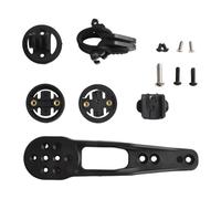 UTTASU Supporto per computer da bicicletta per Garmin, Bryton, Cateye & Canyon H31 CP10 CP20, supporto per manubrio con adattatore per fotocamera e luce, design robusto in nylon, nero