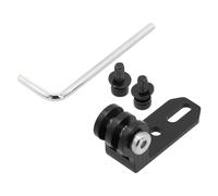 UTTASU Supporto per targa da bicicletta per sella, compatibile con selle Shimano e fotocamere sportive GoPro, supporto stabile in lega di alluminio di colore nero, viti di fissaggio
