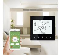 UTTASU Termostato intelligente per riscaldamento domestico, termostato WiFi programmabile con controllo vocale per Alexa e Google Home, programma 5+2/6+1/7 giorni, nero