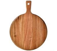 UTTASU Vassoio Pizza con 40x30cm Servire Vassoio Pizza con 40x30cm Servire | naturale per premium, ergonomico, foro appoggio, 40.5x30.5cm, per ideale per pizza steak