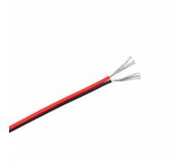 UTTDP 1 Cavo Flessibile in Silicone Nero - Cavo Parallelo in Rame stagnato 10-30 AWG, 600 V, da -60 °C a +200 °C(10AWGx2Px1meter)