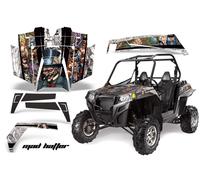 Utv Grafica Kit Calcomanie Adesivi Per Polaris Rzr XP 900 11-14 Cappellaio W FC