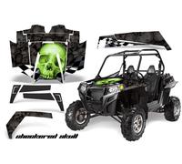 Utv Grafica Kit Calcomanie Adesivi Per Polaris Rzr XP 900 11-14 Chckrdskl G K
