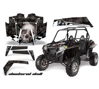 Utv Grafica Kit Calcomanie Adesivi Per Polaris Rzr XP 900 11-14 Checker S K