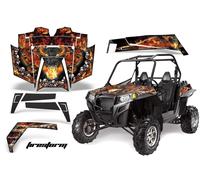 Utv Grafica Kit Calcomanie Adesivi Per Polaris Rzr XP 900 11-14 Firestorm K