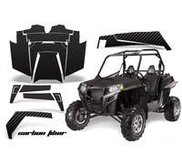 Utv Grafica Kit Calcomanie Adesivi Per Polaris Rzr XP 900 11-14 Stampa Carbon K