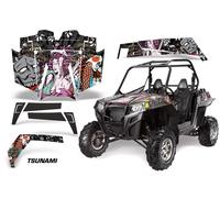 Utv Grafica Kit Calcomanie Adesivi Per Polaris Rzr XP 900 11-14 Tsunami K