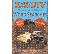 UTV/ Side by Side Word Search Puzzle Book: Word Searches with Easy to Read Print about UTV Racing, UTV Maintenance, UTV Parts, and More | 6x9 inches, ... Gift for Vacations, Holidays, and Free Times