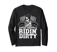 UTV SXS Sittin Pretty Off Road Girl Princess Maglia a Manica