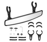 UTVS - Specchietto retrovisore UTVS | Montaggio a morsetto convesso in alluminio -Specchio centrale | Ampio ritorno -Powersport -Accessori per strade grezze di UTV