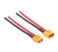 UTVTNPUKM 15 cm 14 AWG 2 pezzi di batteria XT60 maschio femmina connettore for cavo in silicio celle fotovoltaiche sistema solare Parti del riscaldatore