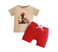 UUAISSO Vestiti per il Primo Compleanno Neonato Top a Maniche Lunghe con Stampa Orsi Pantaloni per il Compleanno un Anno Abiti Neonati