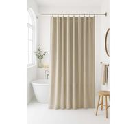 UUDIHO Tenda da doccia impermeabile in lino lavabile per il bagno, resistente alla muffa, lavabile per tende da bagno per ambienti umidi, 90 x 220 cm/35 x 87 pollici (larghezza x altezza).