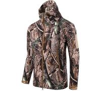 Uugood Uomini Giacche Impermeabile Con Cappuccio In Pile Giacca Invernale Militare Softshell Giacca Tattica Outdoor Felpa Con Cappuccio per Sci Caccia Airsoft, Kuye, L