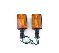UUIUYGH frecce moto Per Yamaha XT350 XT600 XT550 XT250 FZ750 1985-2000 DT50 DT80 DT125 DT175 Indicatori Di Direzione Posteriori Per Moto Indicatori Di Luci Color Ambra frecce moto omologate