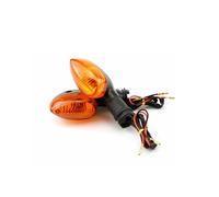 UUIUYGH frecce moto Per YAMAHA YZF R1 R6 R125 R25 R3 FZ-6N XJ6 Anteriore Posteriore Lampeggiante Universale 2PCS Moto Indicatore Direzione Lampada Indicatore Luminoso frecce moto omologate(Yellow)