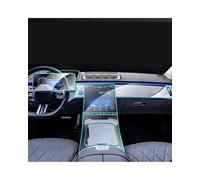 UUIUYGH Pellicola Protettiva per Benz Classe S S400 S450 S500 21-23 Auto Porta Center Console Media Cruscotto di Navigazione TPU Anti-graffio Pellicola Protettiva Cruscotto Proteggi Schermo