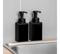 UUJOLY Distributore di sapone schiumato ricaricabile Confezione da 2 Flaconi plastica per liquido shampoo doccia