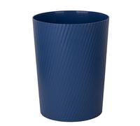 UUJOLY Piccolo cestino della spazzatura per bagni, lavanderia, cucina, ufficio, camera dei bambini, dormitori, colore: blu navy